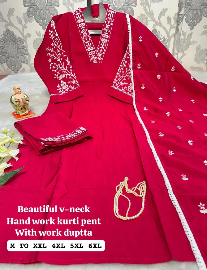 HR Pure Muslin Kurti With Bottom Dupatta Wholesale Market In Surat With Price